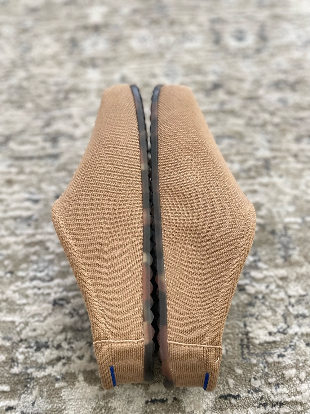 Rothy's The Casual Clog Butternut Size 10 Merino Wool Tan Beige - Picture 6 of 6